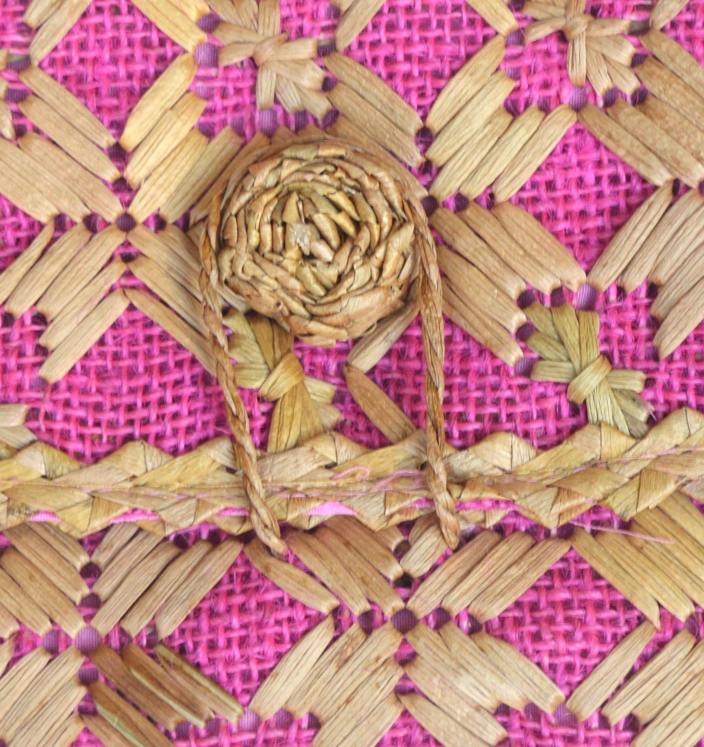 Eco-friendly beauty, embroidered handbag