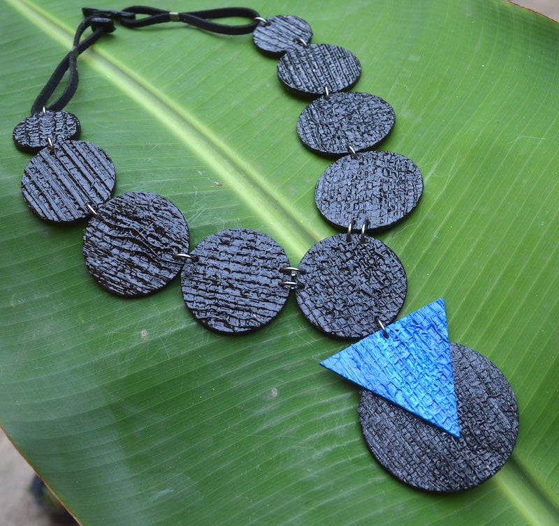 Magic in the forest, sustainable banana necklace