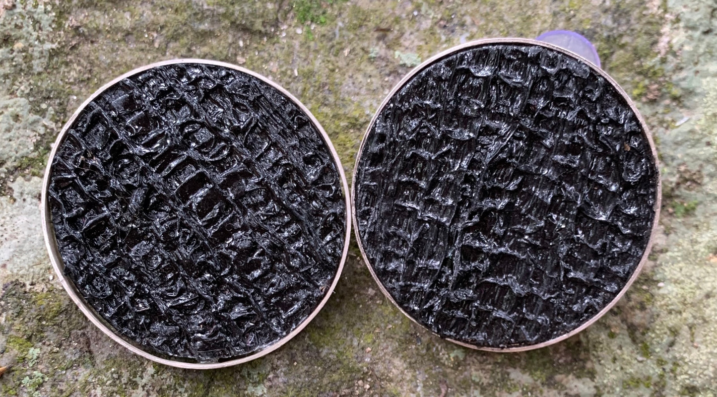 Bubbles,, brincos de bananeira, prata ou cobre banhado ouro rosa- Joias sustentáveis