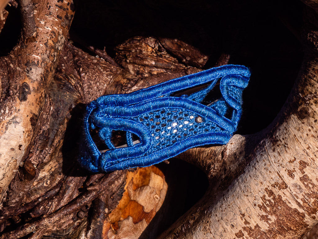 Oceano, bracelete em prata 925 % e renda irlandesa