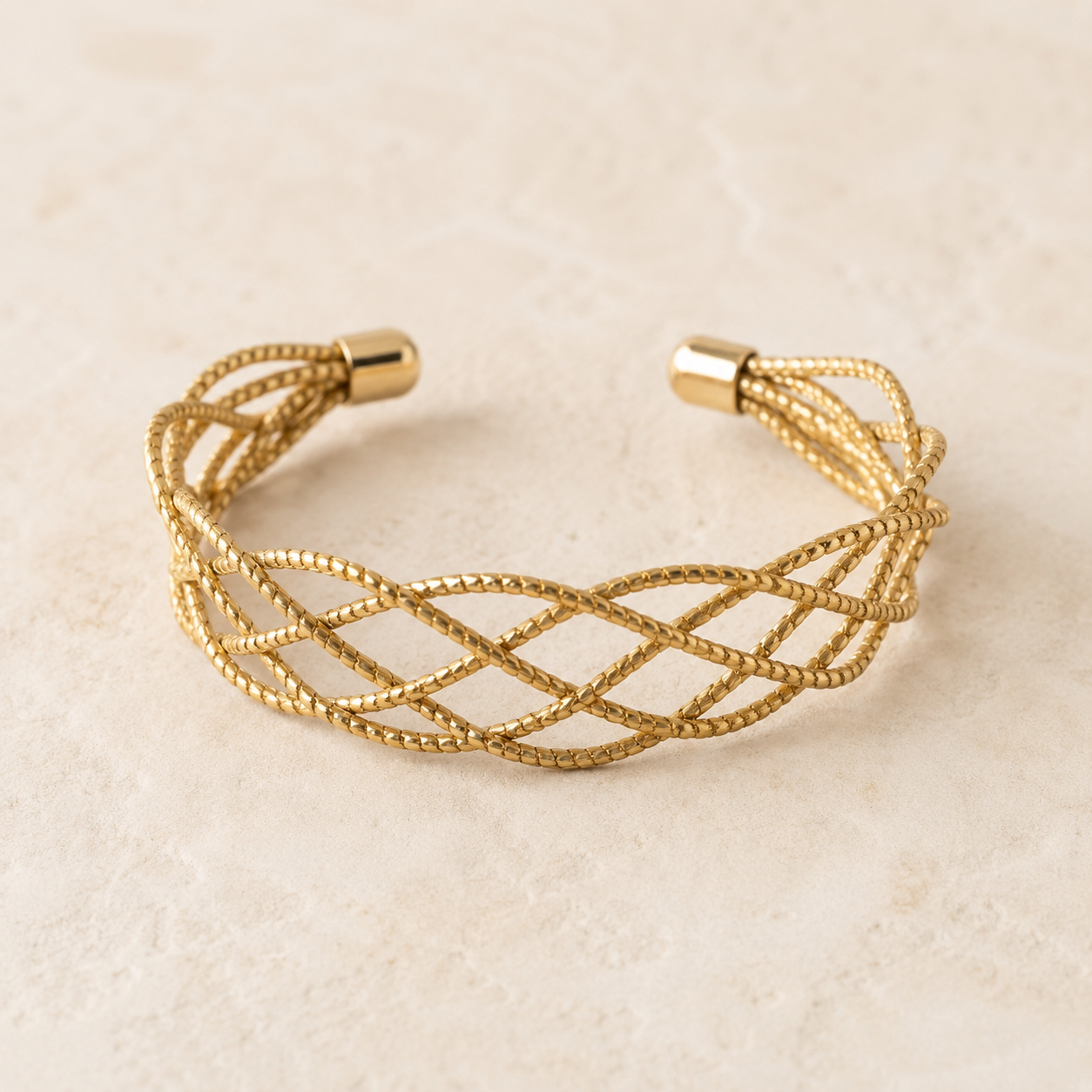 Pulseira Entrelaço de Capim Dourado | Feita à Mão | EIRA