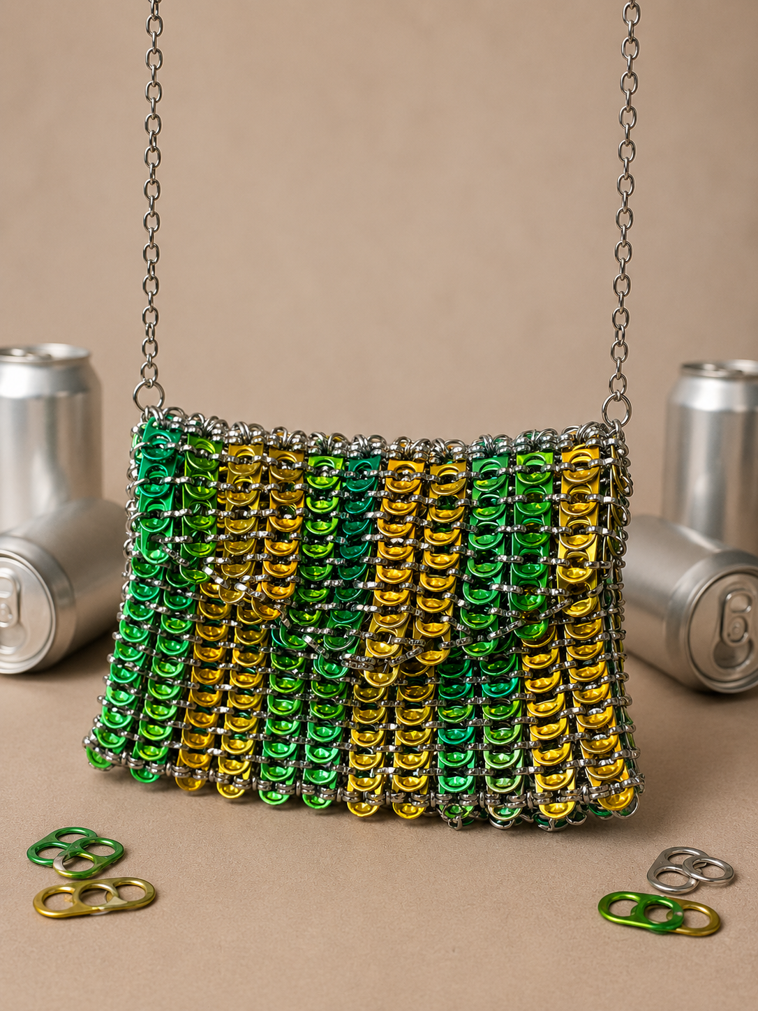 Glam eco bolsa de lacres reciclados
