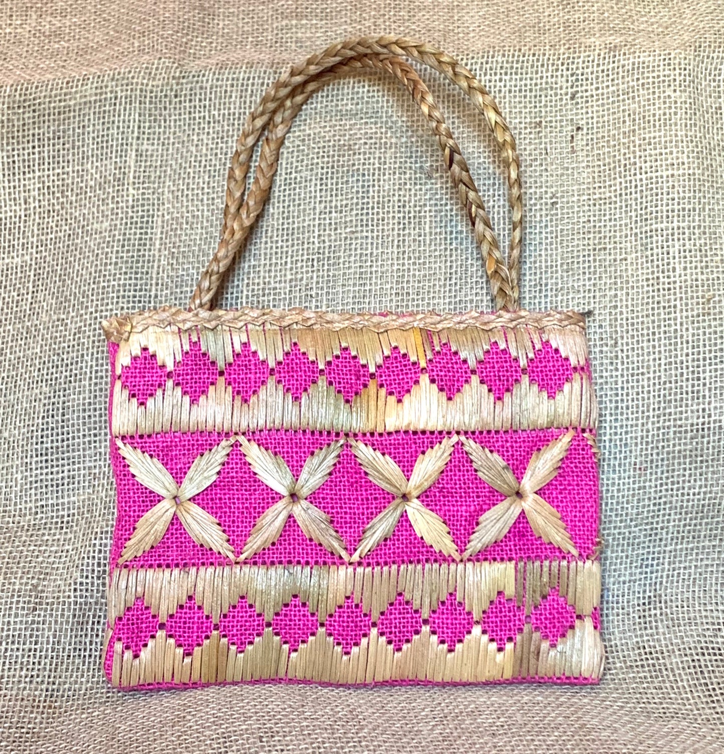 Preppy, embroidered shoulder bag