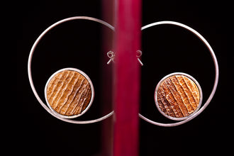 Bubbles of ring , silver collection, earrings