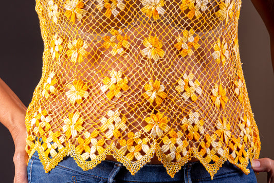 regata de Renda de Bilros Feito à Mão