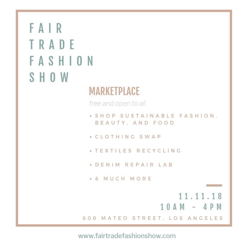 FAIR TRADE FASHION SHOW 2018