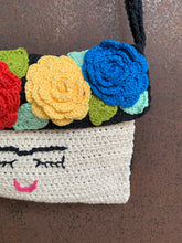 Frida blossom, crochet handbag