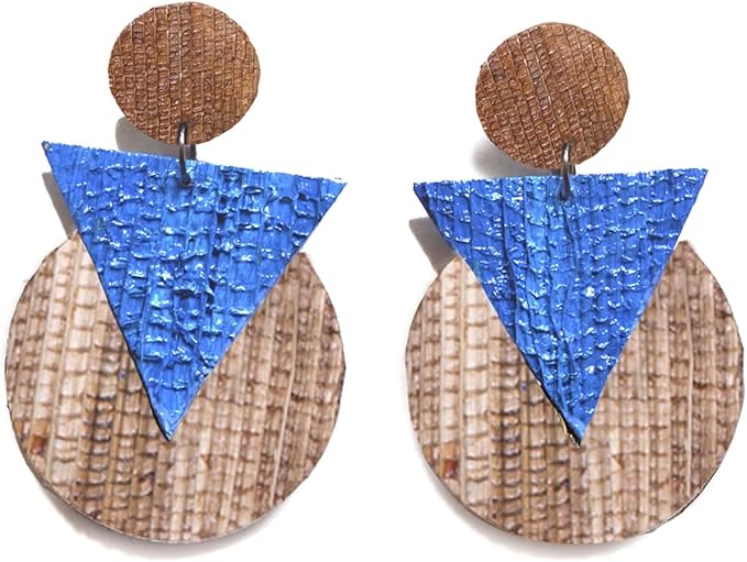 Magic of the Forest, sustainable banana tree earrings