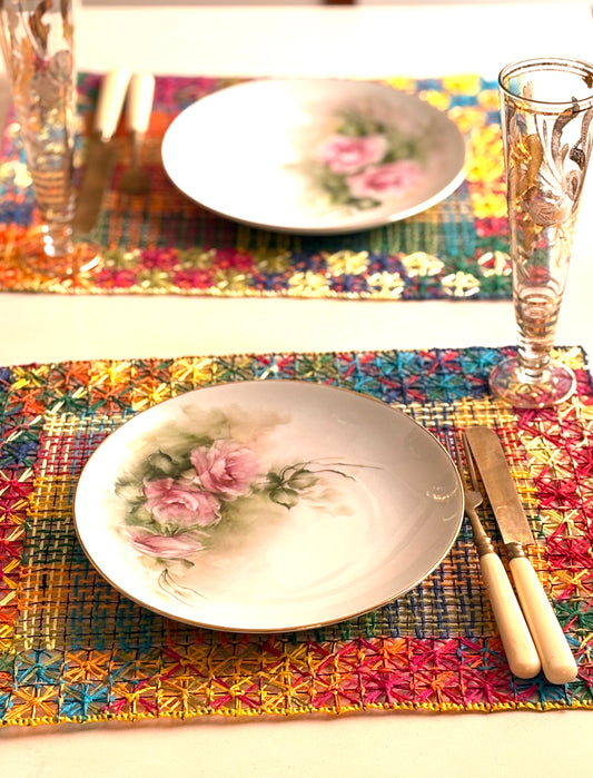 Bomgosto, kit de 2 jogos americanos