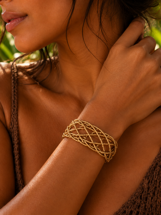Pulseira  Entrelaço de Capim Dourado , coleção  Jalapão