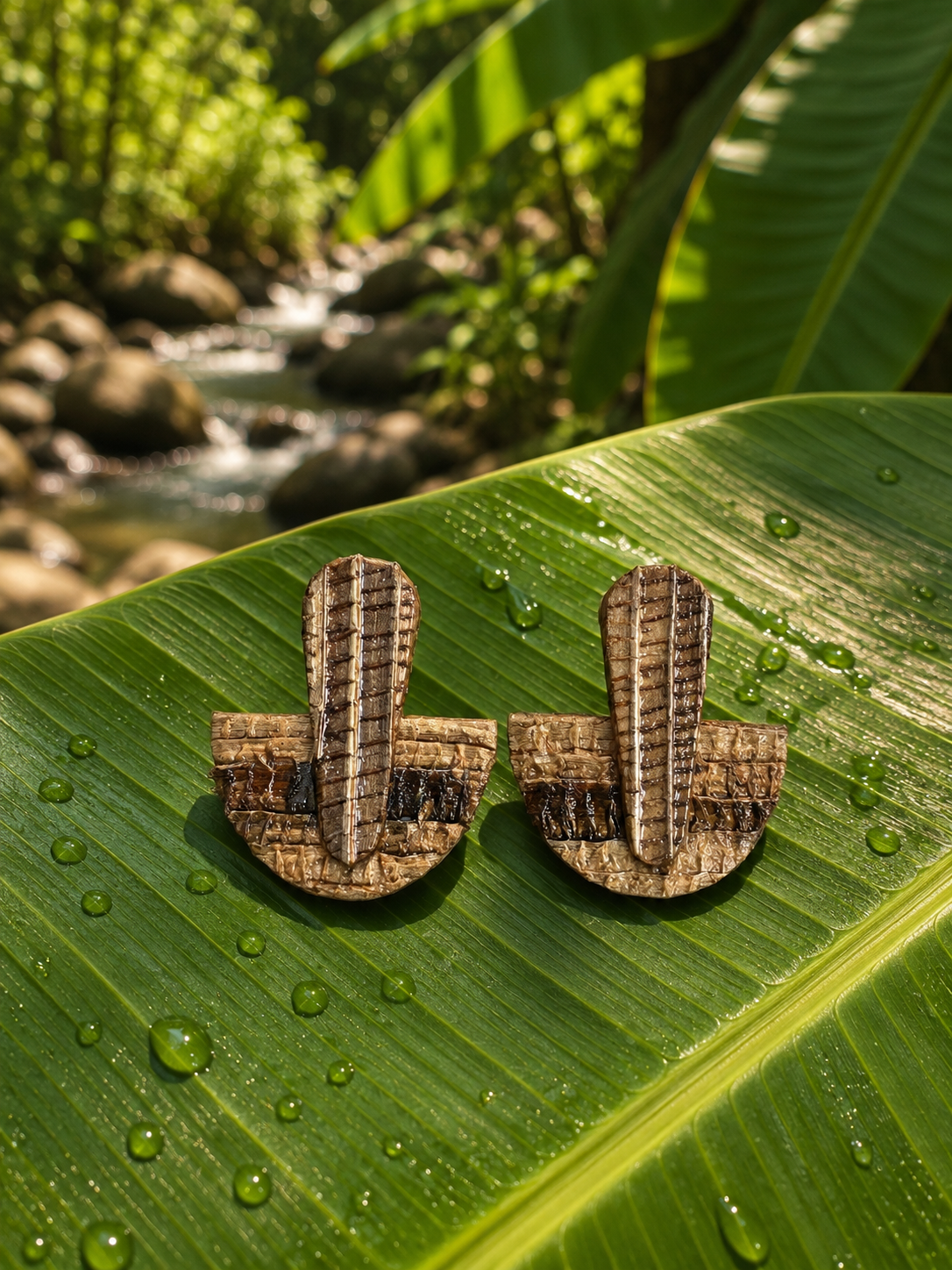 Brinco Casca — Fibra de Bananeira