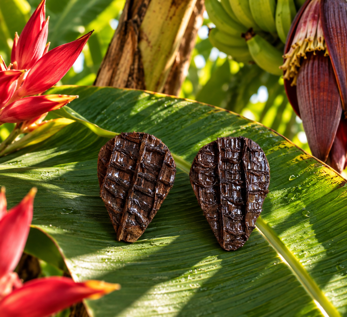 Brinco Origem — Fibra de Bananeira