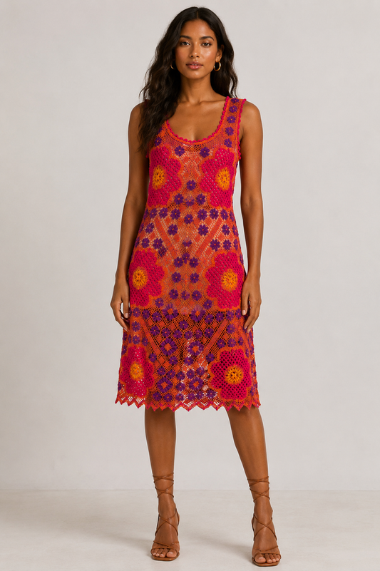 Dararasmi , Vestido de Renda de Bilros Feito à Mão