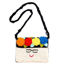 Frida blossom, crochet handbag