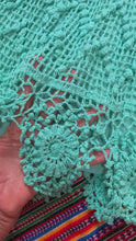 Lagoon, turquoise  crochet dress