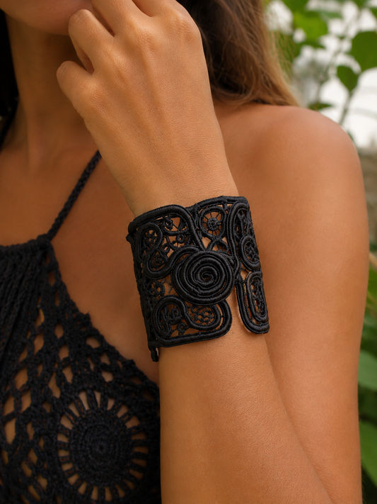 Baroque, Irish lace bracelet
