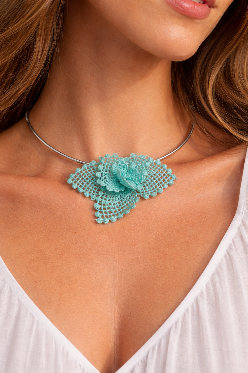 Dalia, Irish lace earrings