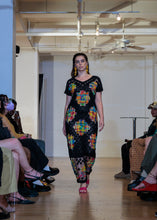 Carregar imagem no visualizador da galeria, Maxi flowers, embroidery filé dress