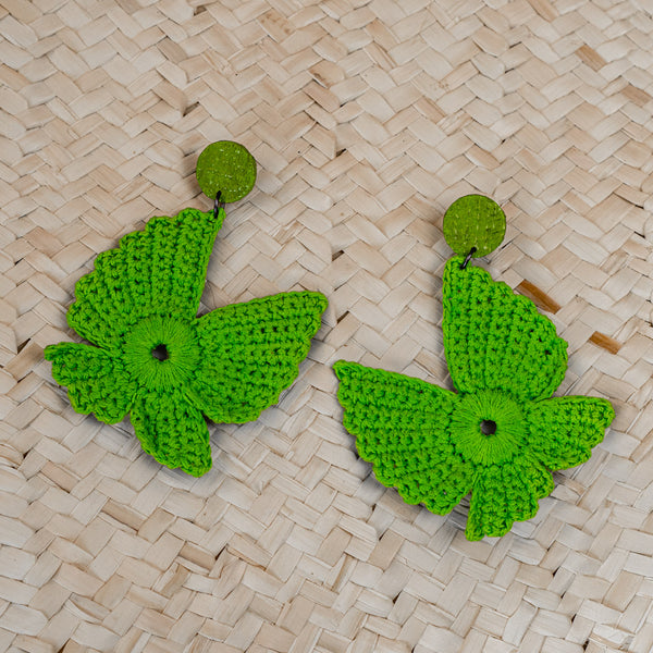 Fairy,  crochet earrings