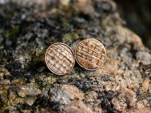Bubbles, rose golden plated Collection, earrings