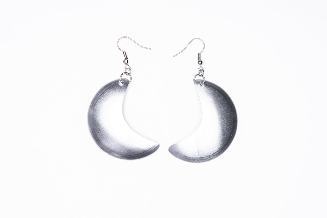 Crescent moon, earrings