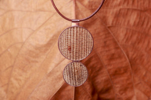 Bubbles, rose golden plated collection, pendant