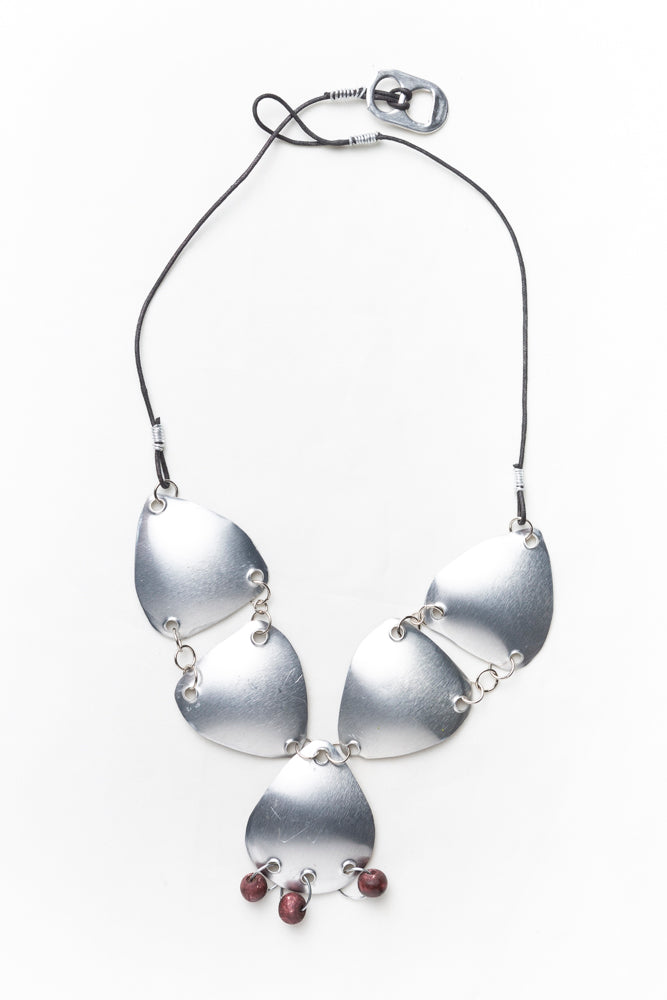 Drops of tin, necklace