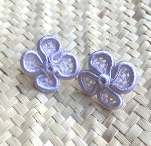Primula, Irish lace earrings