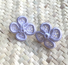 Primula, Irish lace earrings